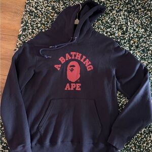 BAPE Navy Blue Hoodie